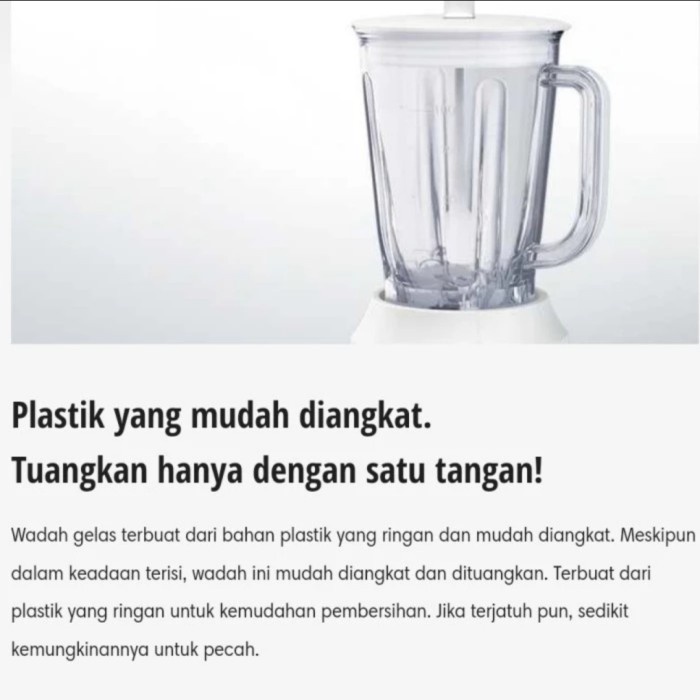 BLENDER PANASONIC MX-E300WSR PENCAMPUR PELUMAT MXE300WSR 300WSR