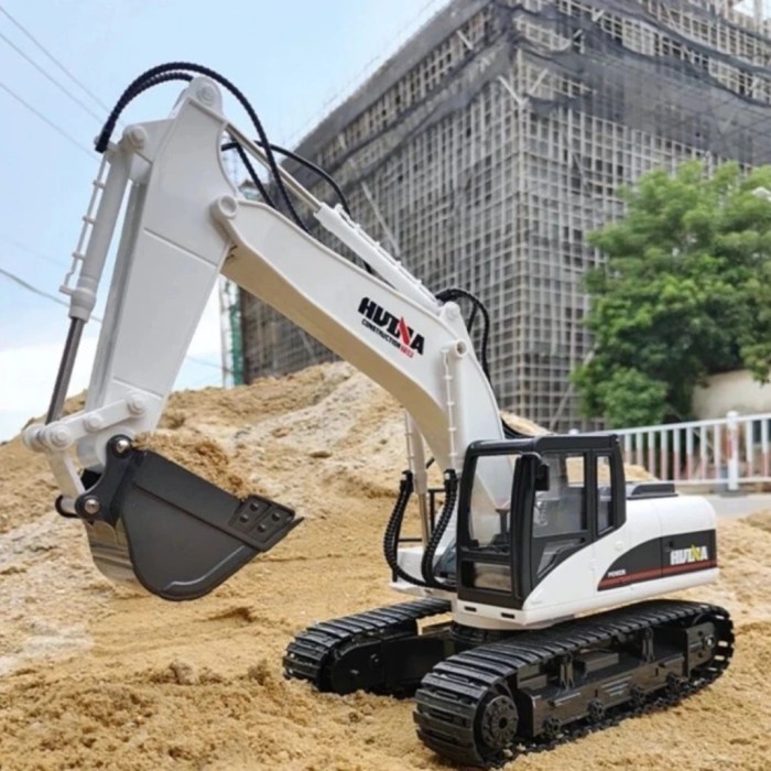 mainan remot control RC Excavator HuiNa 1550 15 2.4Ghz 1/12
