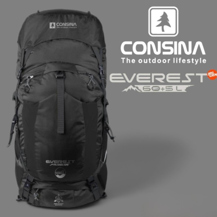 Consina everest 60+5 L Tas gunung carrier 60L 65L 70L