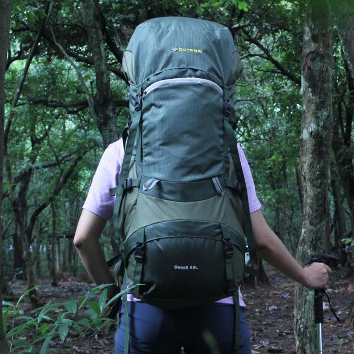 Carrier 60L Tas Gunung Tas Carrier 60L Outdoor Tas Keril Outfrai Include Coverbag Seri Denali