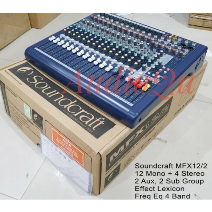Mixer Audio Soundcraft MFX12/ MFX 12 12Channel MFX 12/ 2 MFX 12 2