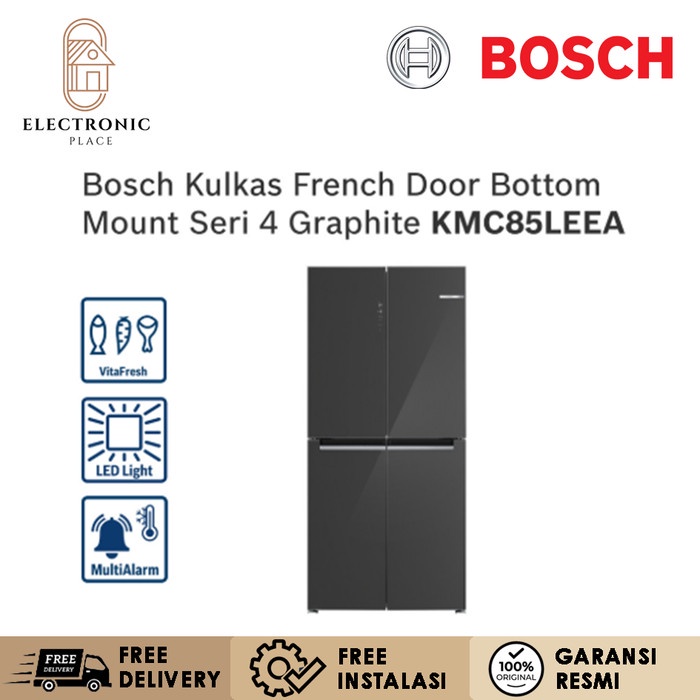 Bosch Kmc85Leea Kulkas Multidoor W/Glass Door 4 Pintu 547L