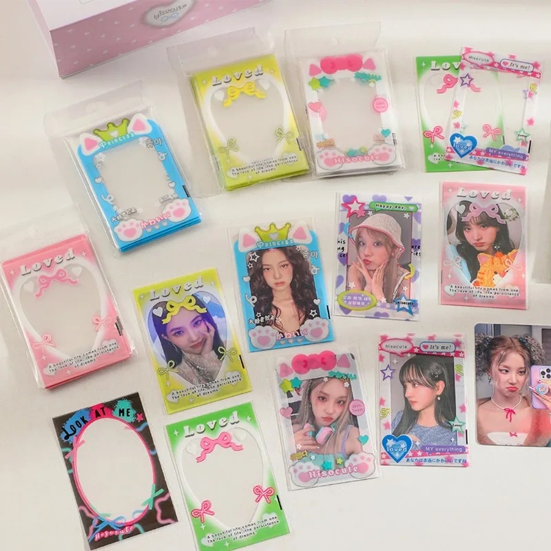 

20Pcs Cute Photcard Holder Sleeves Kpop Binder Twice Instax Mini Photo Album for Photograph Korea