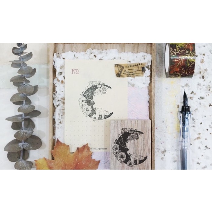 

Black Milk Project " Moon " Series Rubber Stamp