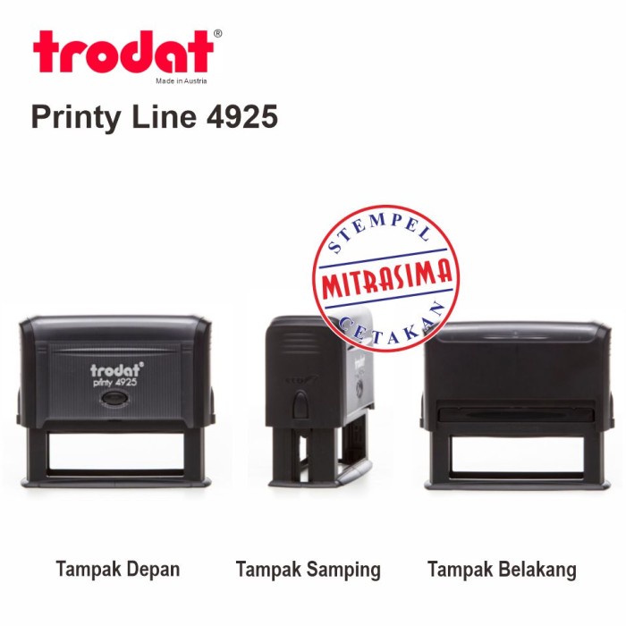 

Stempel Trodat 4926 ( Model Persegi )