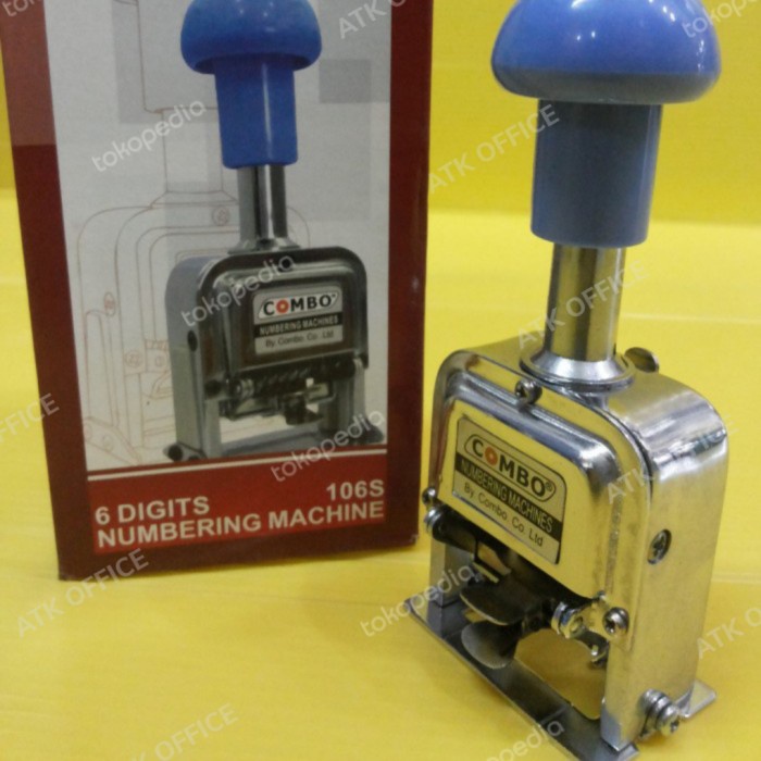

Stampel nomor automatic 6 Digit Combo 106S