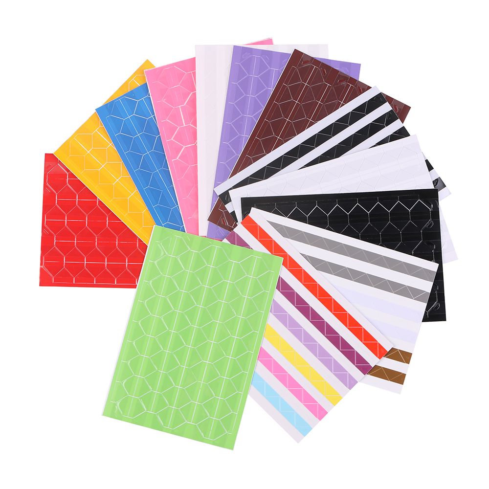 

10 Sheets New PVC Stickers DIY Colorful Photo Corner Protectors Scrapbook Paper Photo Frame Picture