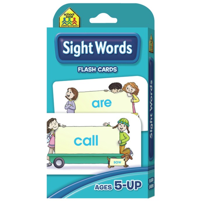 

sight word flash zone