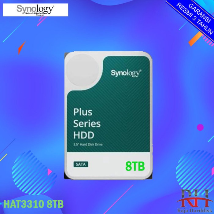 Synology HAT3310-8T 8TB - HDD Harddisk 3.5 Inch SATA Plus Series NAS