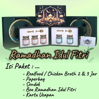 

Hampers Realfood Edisi Lebaran Idul Fitri Ramadhan ( 2/3 Jar ) Isi numan Sarang Burung Walet & icken
