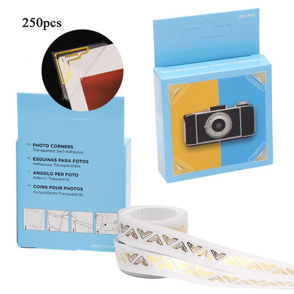 

Photo Corner Stickers Transparent Photo Corners Multi Purpose Paper Stickers Scrapbooking Diary