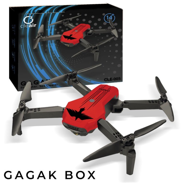 Cleair O2 Mini Wifi Drone Kamera Fpv Live Streaming Mini Racing