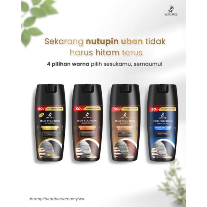 Myiwe Shampo Penghilang Uban/Pengitam Rambut Uban Original