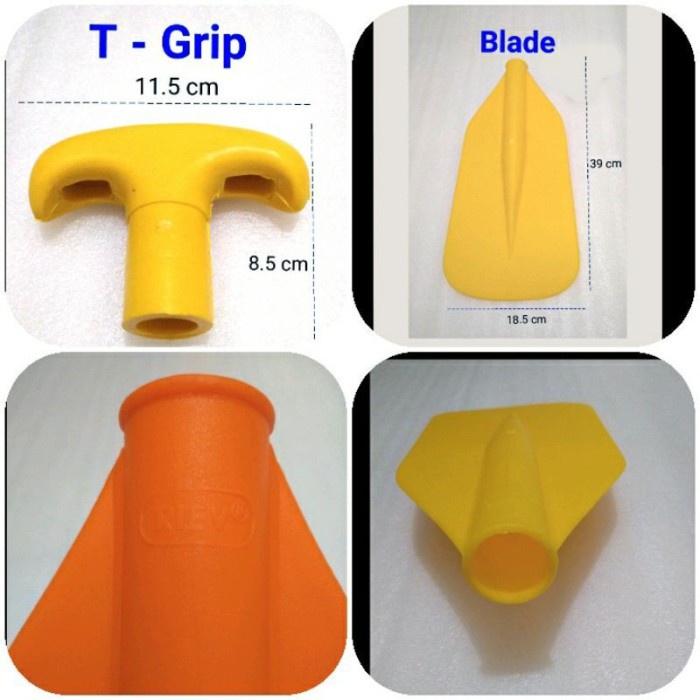 Dayung Blade Tgrip Dayung Rafting Dayung Perahu Karet Dayung Sampan Da