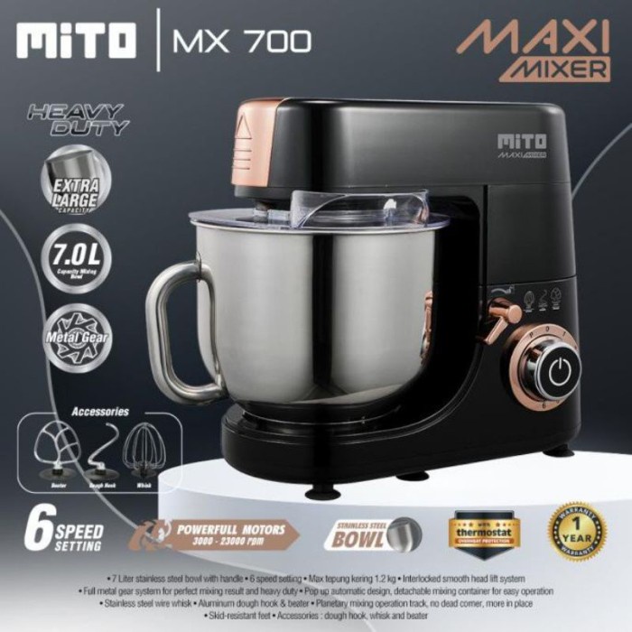 Mito Stand Mixer Mx700 New