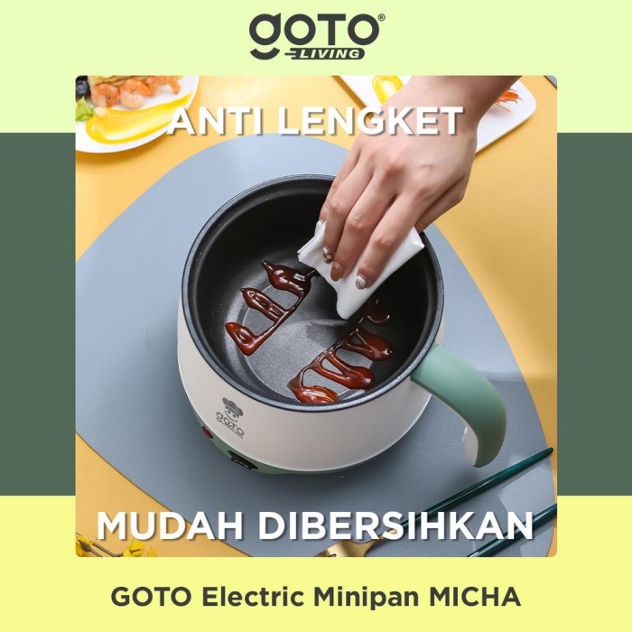 Panci Listrik Serbaguna - Goto Micha Panci Listrik Elektrik Mini Fry P
