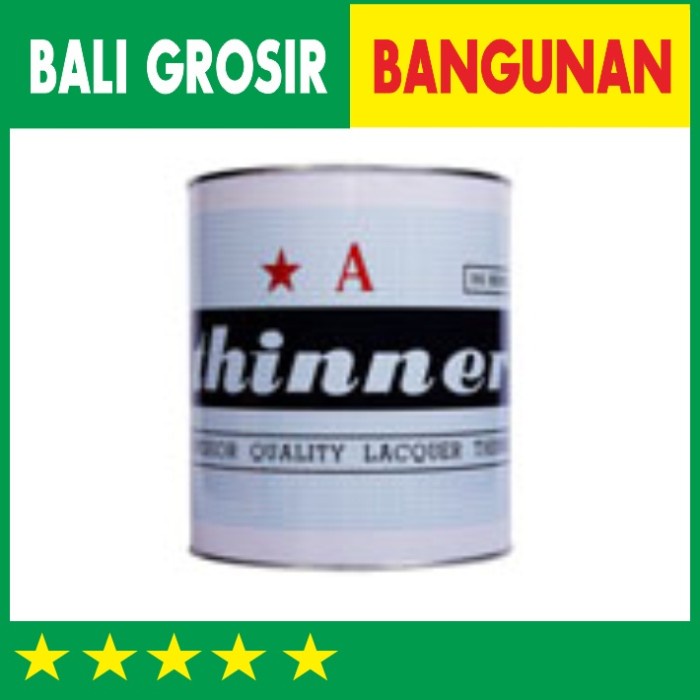 5 Liter Thinner A Bintang Tunggal Jaya Pengencer Cat New