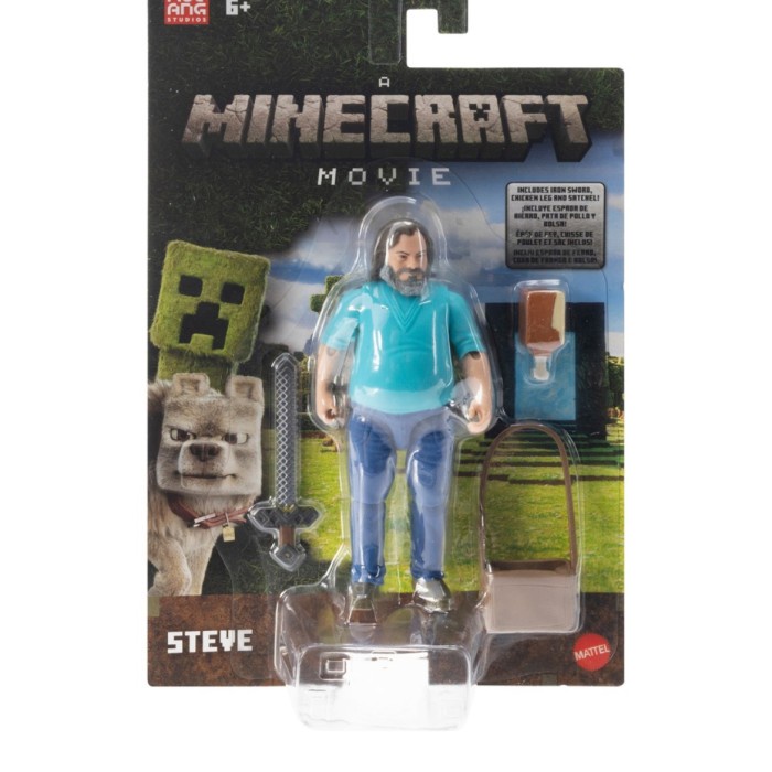Minecraft Movie Action Figure Steve