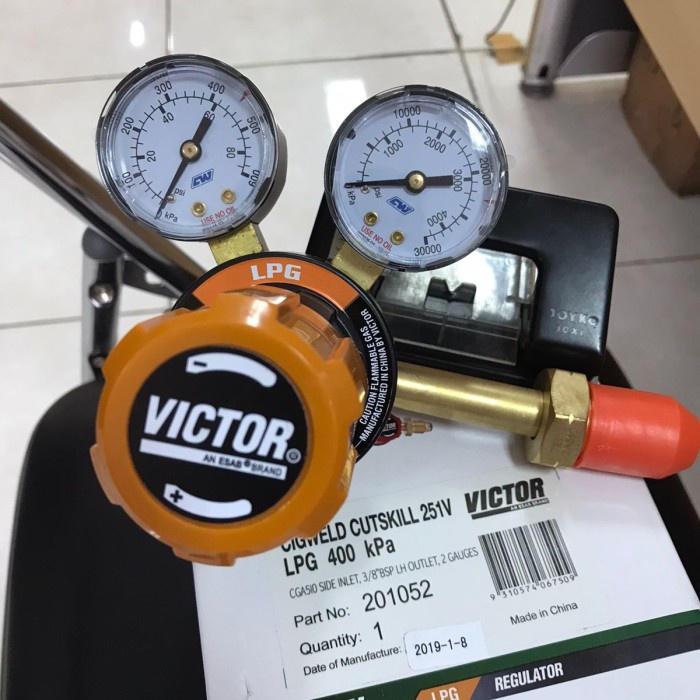 terbaru  victor 201052 regulator gas lpg propane ready