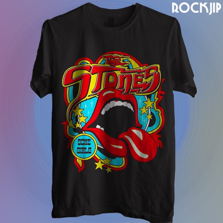 Dropsip Kaos Baju Distro Musik Band Rock Punk Indie Metal Pria Wanita Original Second Rolling Stones