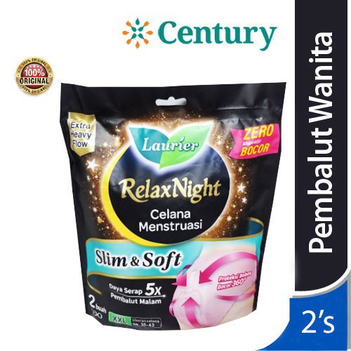LAURIER CELANA MENS XXL 2PCS / CELANA HAID / PEMBALUT
