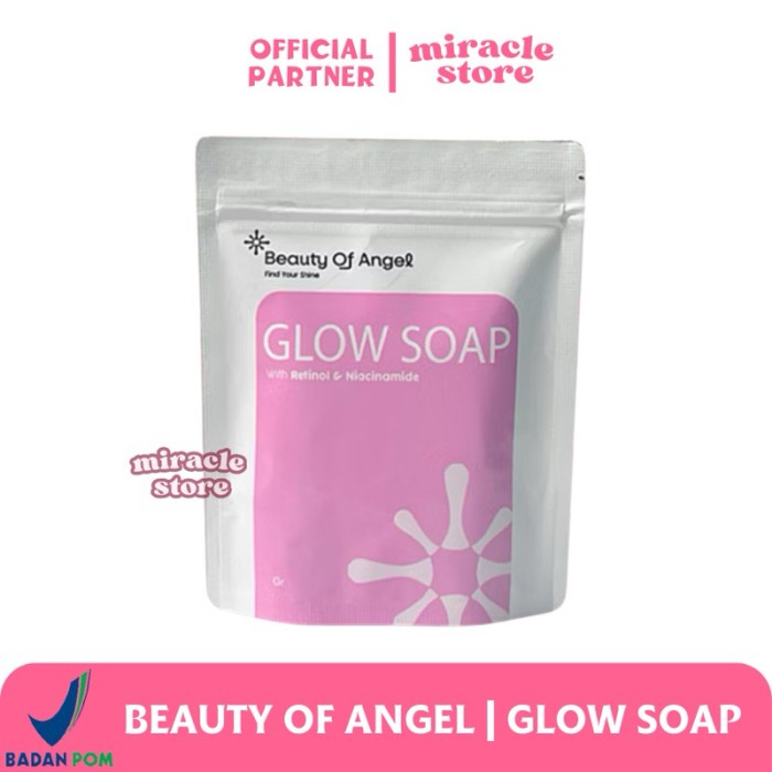 Free Ongkir Ready! Glow Soap Beauty Of Angel Retinol Soap Brightening Whitening Soap Boa Glow Soap