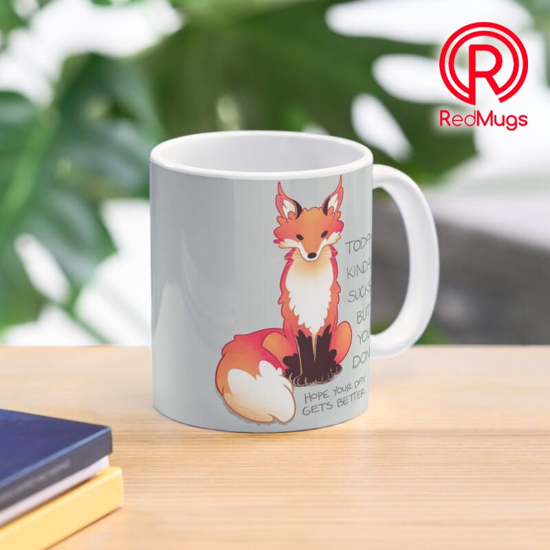 Mug Kopi "Today Kinda Sucks But You Don't" Fox Classic Mug