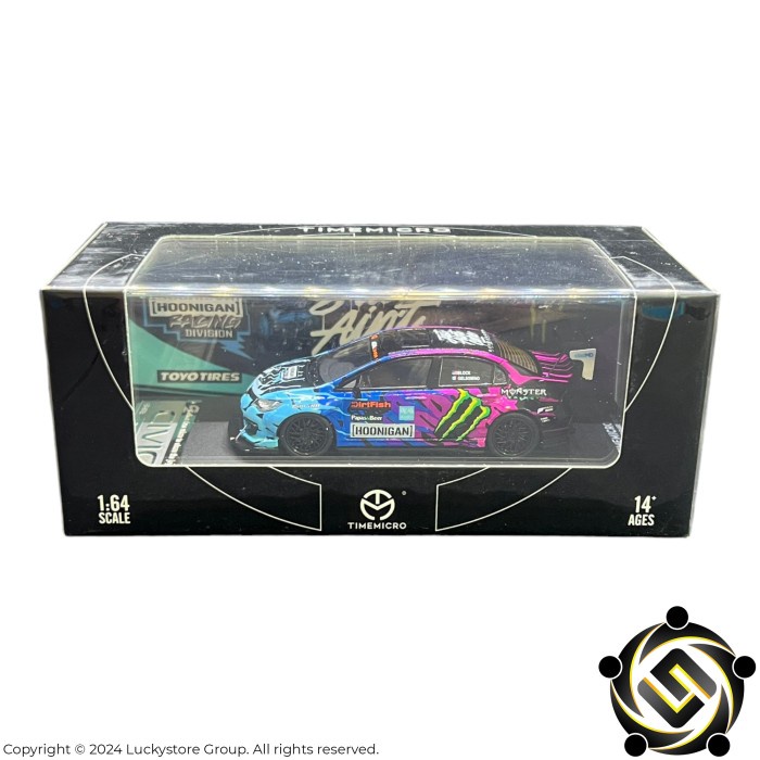 Time Micro 1:64 Honda Civic Type R FD2 Modified Hoonigan Racing Monster Energy Ken Block x Gelsomino
