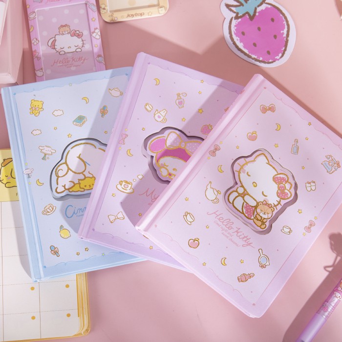 

MIMIMOO Notebook Lucu Buku Diary A5 Sanrio My Melody Pompompurin