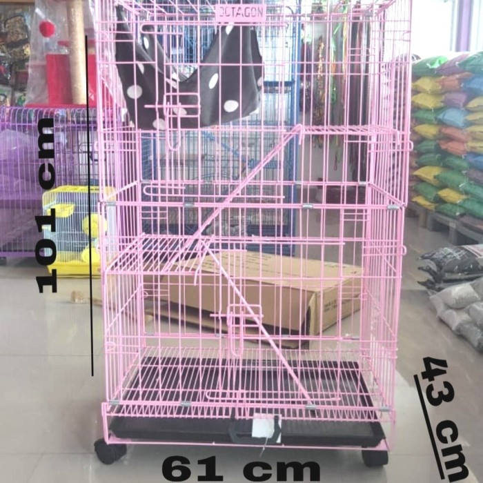 Kandang Kucing / Kandang Tingkat / Kandang Octagon C -239