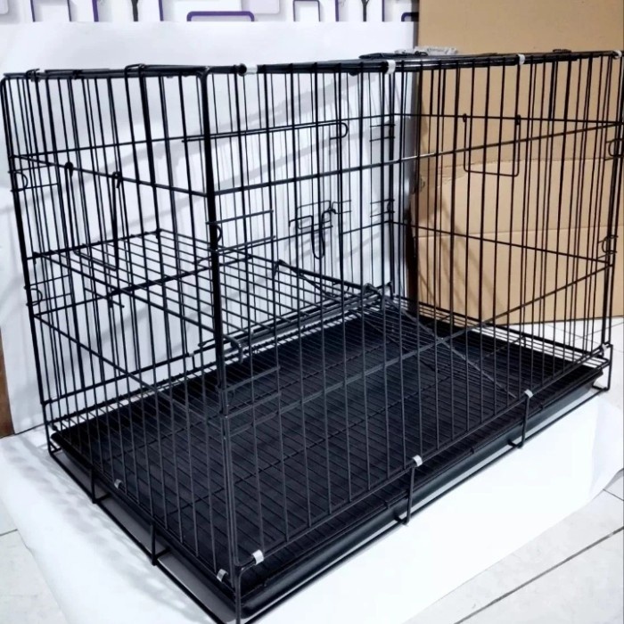 Kandang Kucing 2 Tingkat Ukuran 75X45X55