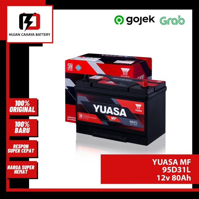 Aki Mobil Yuasa Mf 95D31L / 95D31L / 95D31L - Aki Kia Carnival