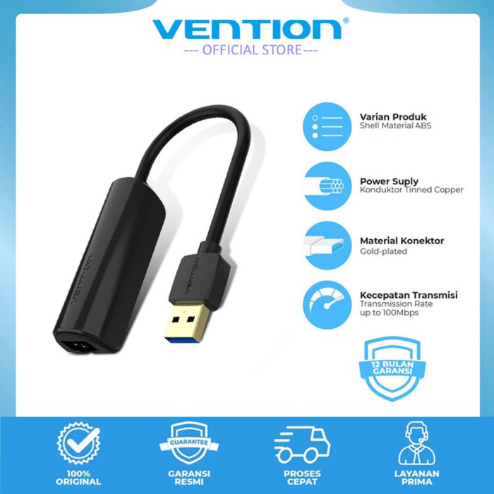 Vention USB to Lan RJ45 Ethernet Adapter High Speed For Mac Windows