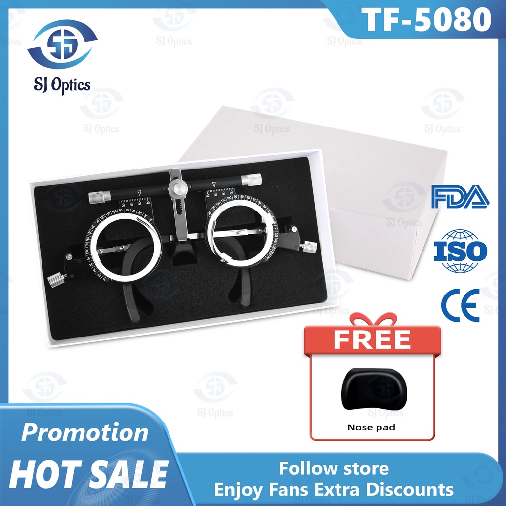 ELTRA Optical Trial Frame Ophthalmic Trial Lens Frame Lightweight Metal Optical Trial Frame