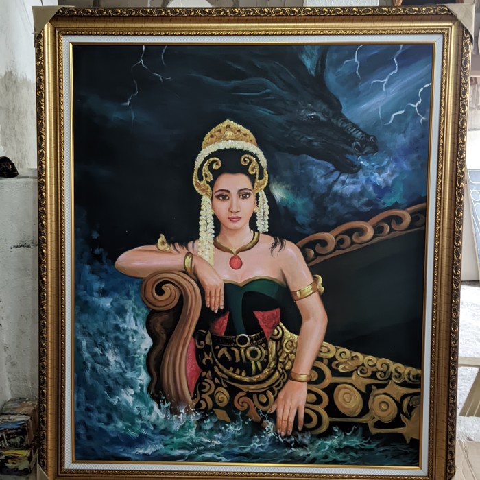 Svetlana Lukisan Nyi Roro Kidul Ukuran Besar 130110 Cm