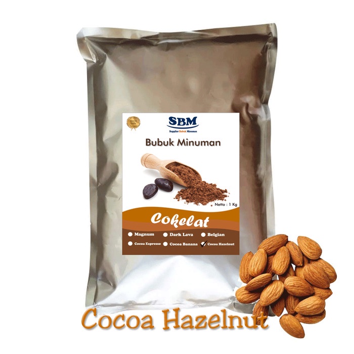 

Bubuk Minuman Hazelnut Cokelat Powder Coklat Kacang Premium Cocoa