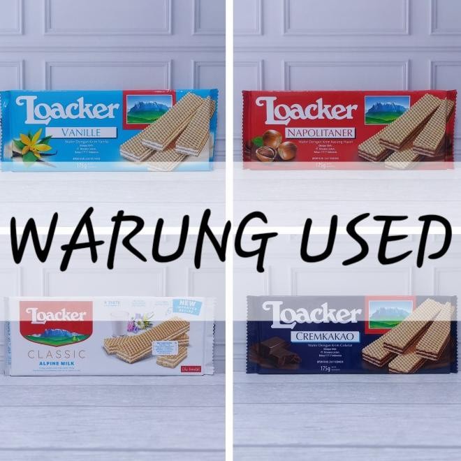 

Ready All Varian Loacker Classic Wafer 175 Gr 175Gr Biskuit Wafer Loacker