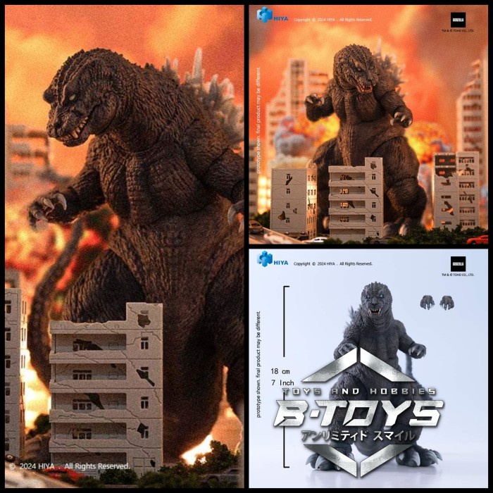 Hiya Godzilla Mothra and King Ghidorah Giant Monsters All-Out Attack (2001) action figure monster