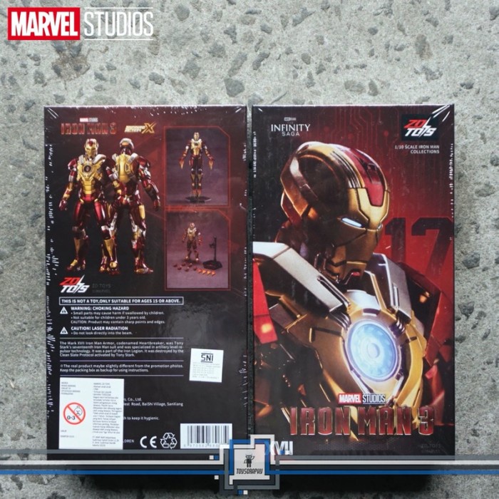 ZD Toys IRON MAN Mark 17 Heartbreaker Ironman 3 Marvel Legends Figure
