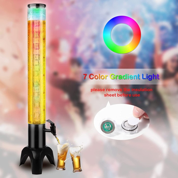 3L ICE CUBE BEER TOWER DISPENSER / BOTOL TOWER / BIR TOWER