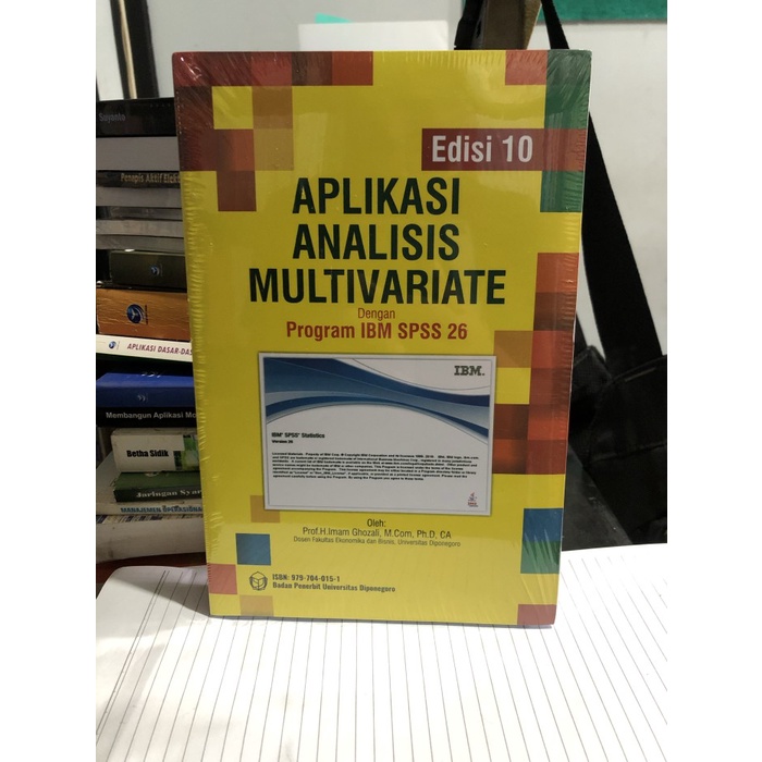 buku aplikasi analisis multivariate spss 26 tahun 2021