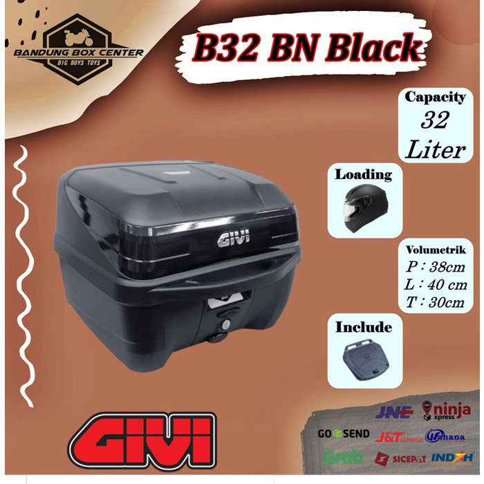 Box Motor Box Touring Givi B32 NB Black Box Givi B 32 Black