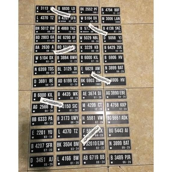 ada Plat Nomor Magnet Vespa Classic Vespa Modern Vespa Matic Smallframe PX Series Large Frame