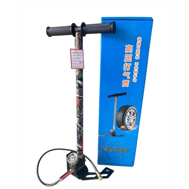 Pompa Pcp RV PUMP Motif Camo. Kaki Lipat 6000psi Bonus Mini Kupler