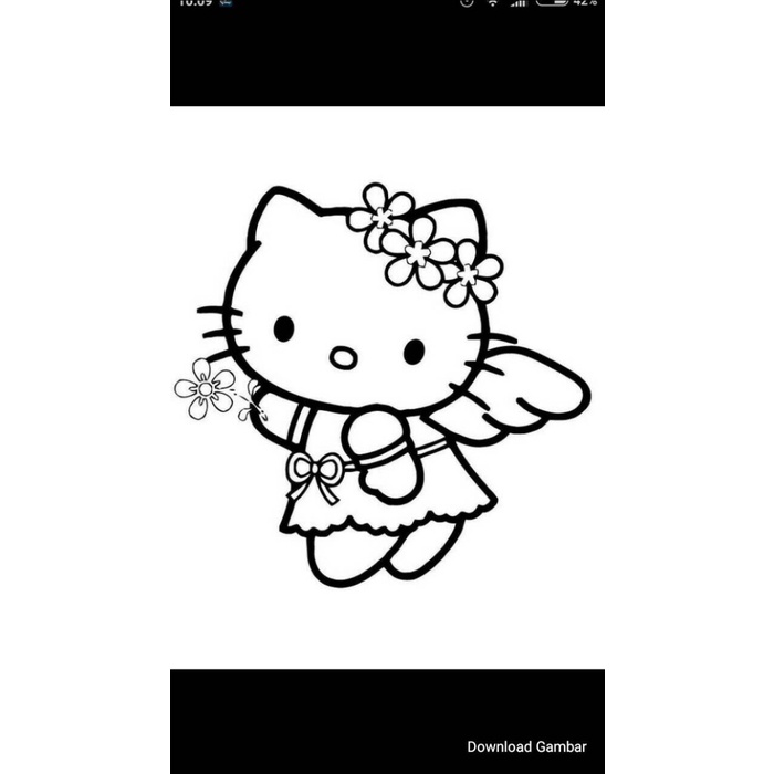 TERBARU roll cat motif hello kitty