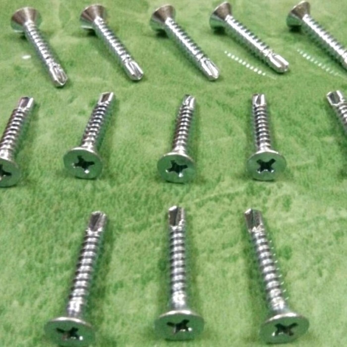 SEKRUP BAUT ROOFING BAJA RINGAN #10 x 3,2CM ( PUTIH obeng + ) SDS