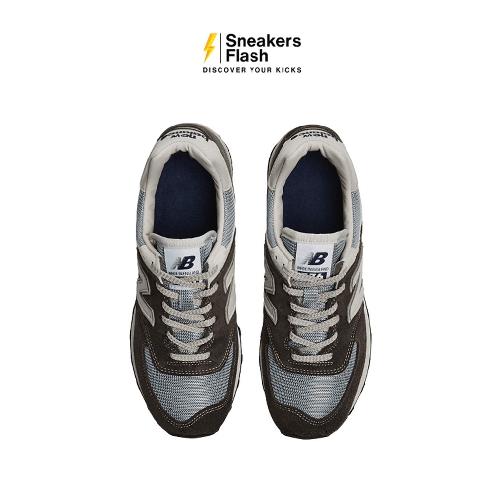 NEW BALANCE 576 Made In England Grey Sepatu Sneakers Pria - OU576AGG - Size 44