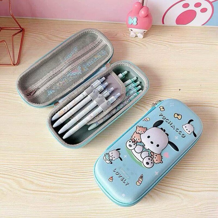 

[KCM89] Kotak Pensil Sanrio 3D Pencil Case Sanrio Cinnamoroll Pochacco Kuromi Melody Pompompurin