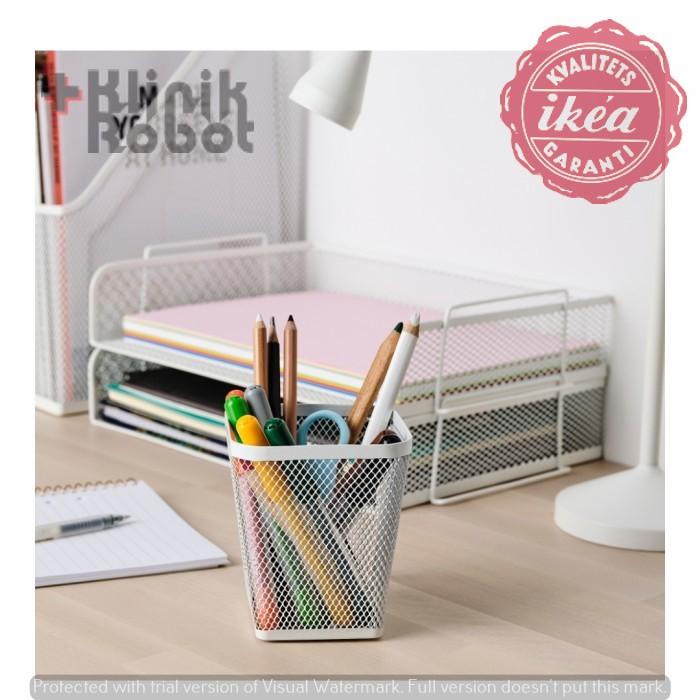 

HOT SALE! 2Pc Dokument Wadah Pena/Pencil,Wadah Atk,Warna Perak
