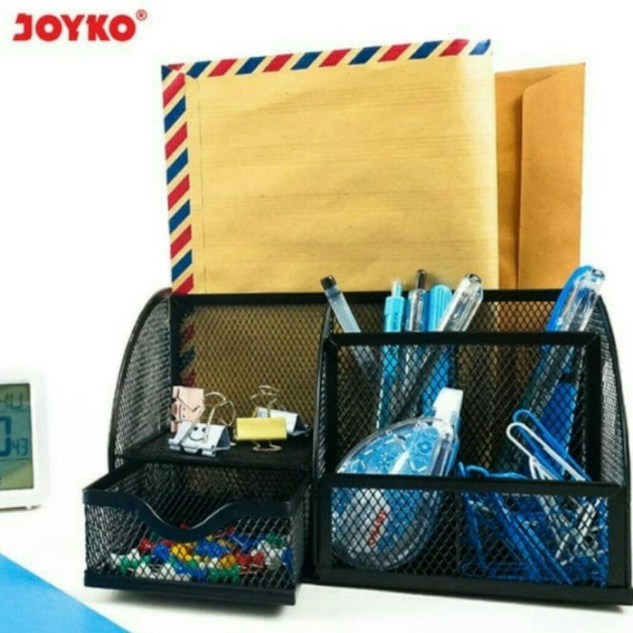 

desk set jaring joyko DS 22/tempat pulpen meja joyko